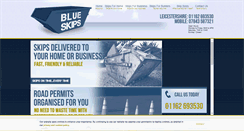 Desktop Screenshot of blueskips.co.uk